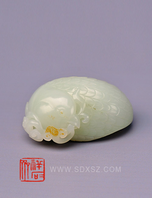 新疆和田玉白籽玉 岁岁平安 114g